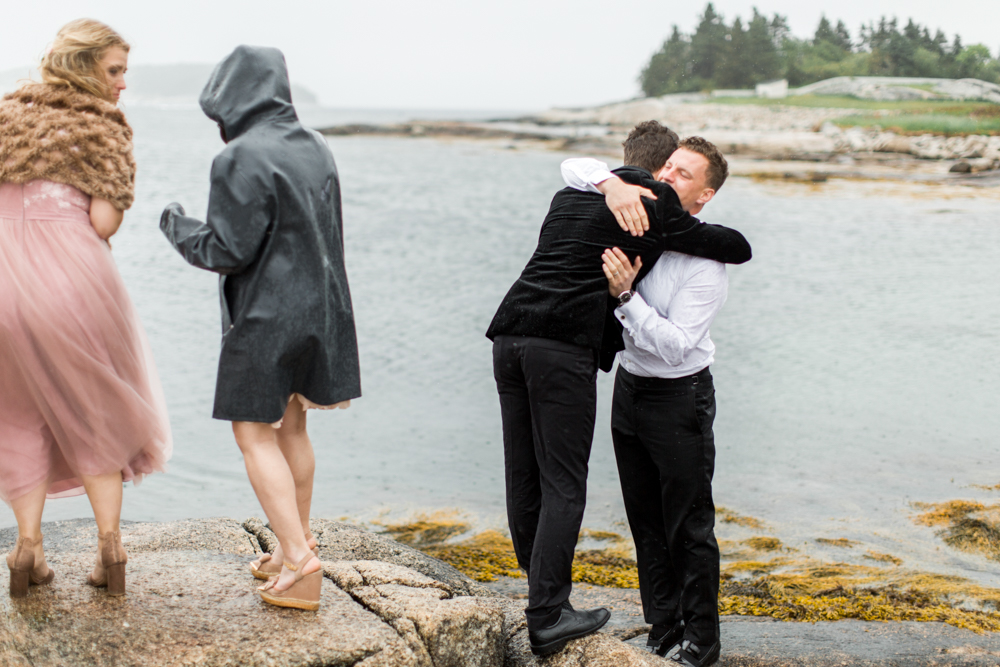 intimate oceanside elopement - nova scotia weddings
