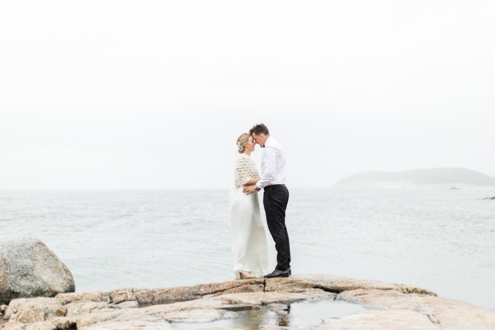 intimate oceanside elopement - peggy's cove nova scotia weddings