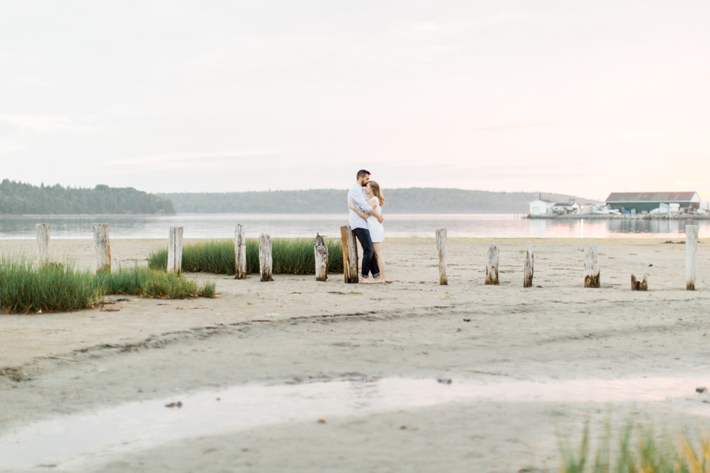 sunset engagement session on the coast-halifax wedding photographers