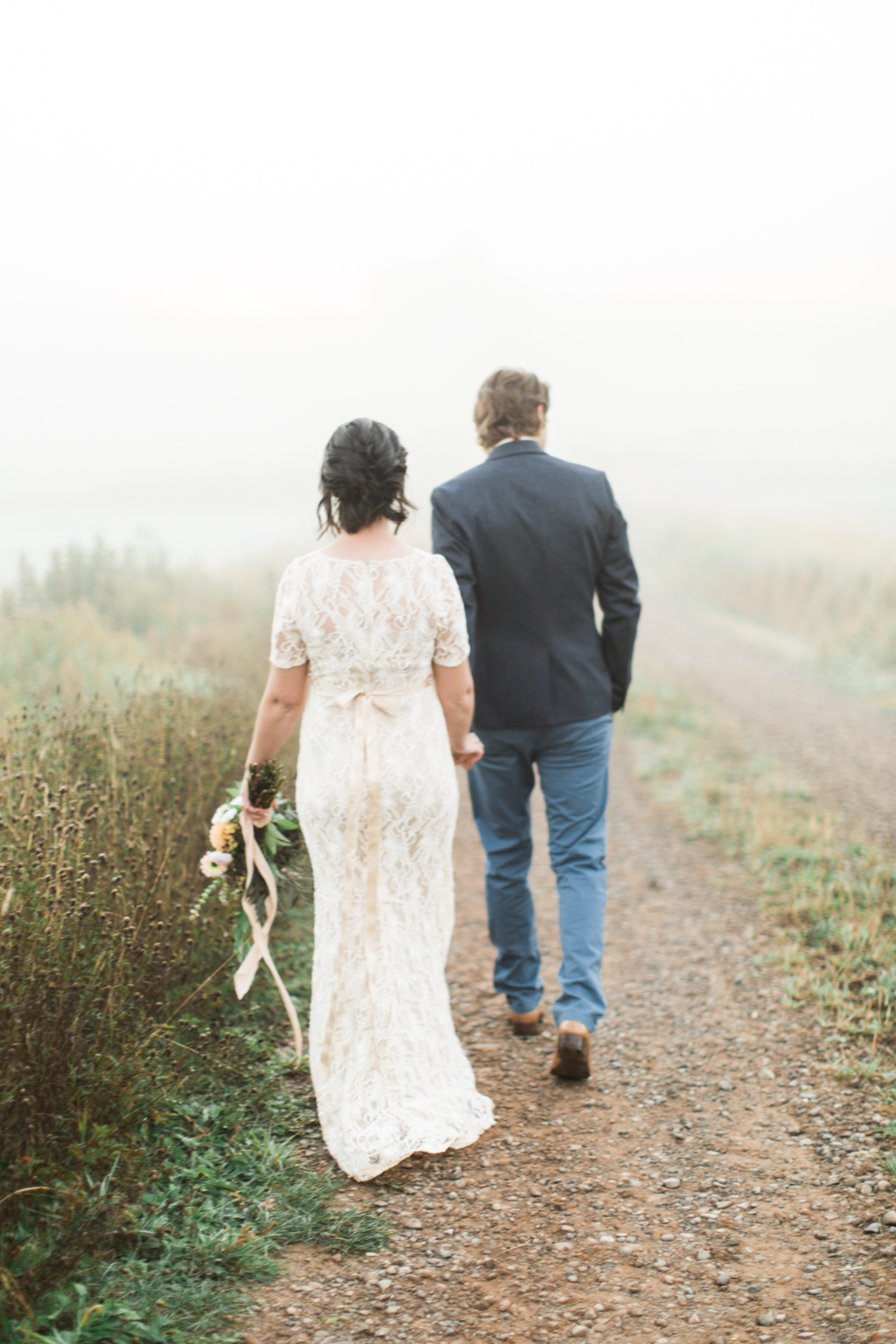 STYLED IN LACE - MISTY MORNING ELOPEMENT - halifax wedding photographer