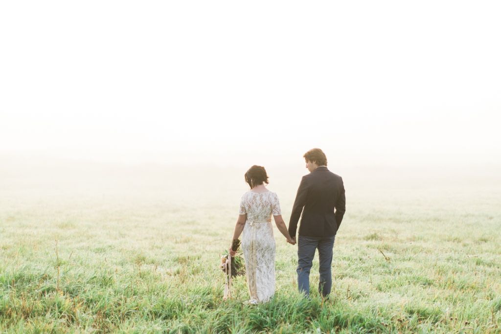 elopement on a misty morning - halifax wedding photographer