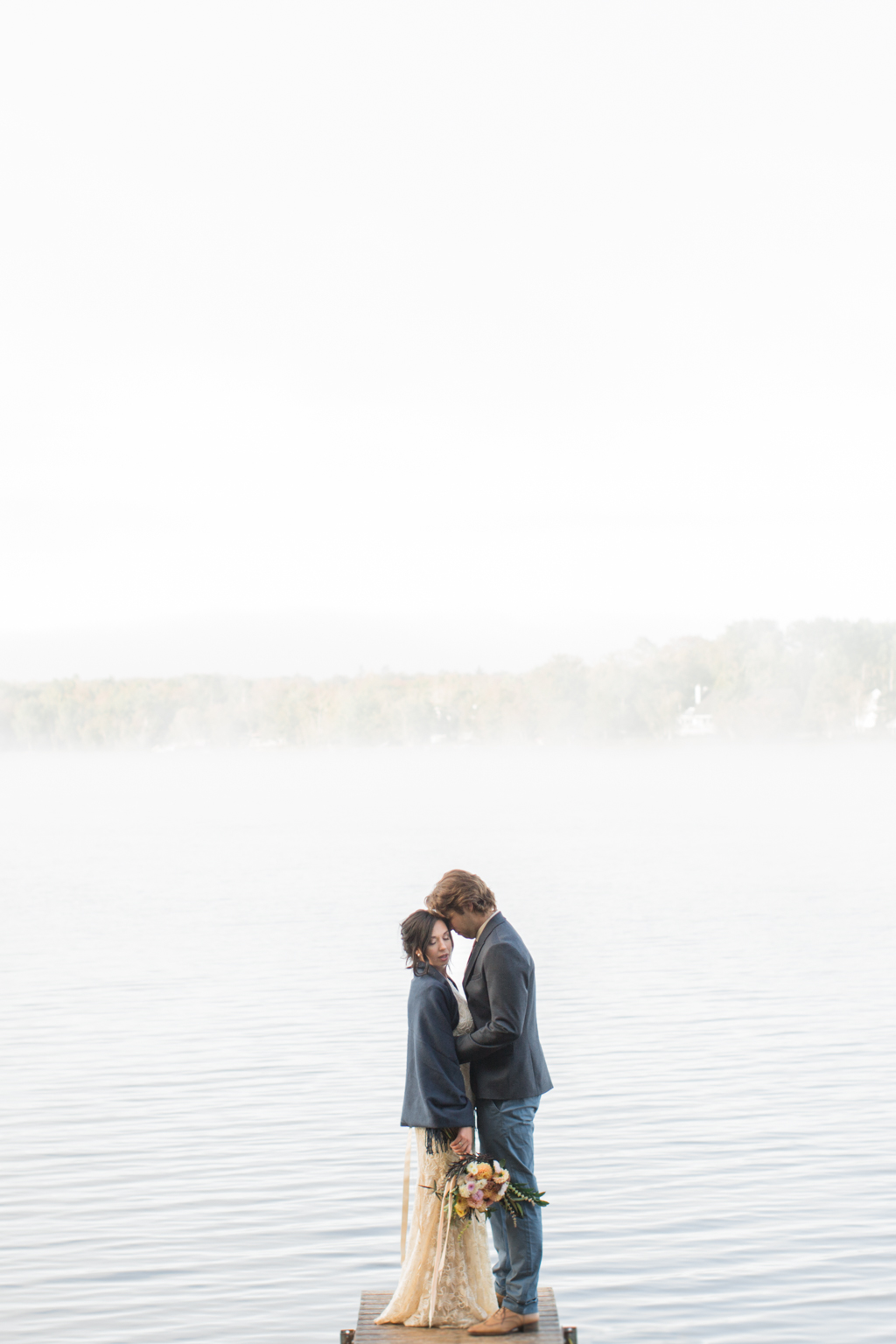 elopement on a misty morning - halifax wedding photographer
